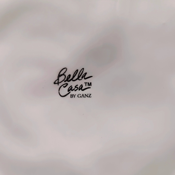 Bella Casa By Ganz Octagonal Rooster Plate With Wall Hanger - Picture 5 of 6